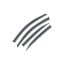 닛산 almera n17 용 윈드 디플렉터 versa latio 2012 2011 2019 액세서리 자동차 창 비 눈썹 가드 자동 태양 천막 트림, 투명한