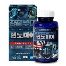 강철같은 면역력 홍삼 옥타코사놀 엽산 나이아신 강철부대 쎈노미아 120정 (6개월분)