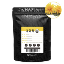 산그리메 국내산 국화차 100티백 대용량 PLA 생분해필터 삼각티백차, 1g, 300개, 3개, 100개입