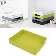 미다스트레이 문서보존상자 지류보관함 서류서랍 수납정리함 싸다몰2489965, 블랙