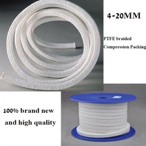PTFE 편조 압축 포장 아크릴 섬유 충전 글랜드 로프 420mm 0.5 m 1 2m 신제품, 16x16mm x 0.5m