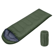 겨울침낭 1인용 등산 야전 가성비 혹한기 초경량 차박 캠핑용이불, 아미 그린 0.7KG, 1개