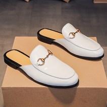 보이앤맨 남성 체인 블로퍼 남자 구두 슬리퍼