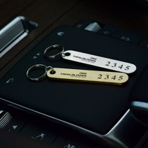 [YSLC] 이쿼녹스 트래버스 트레일블레이저 전화번호 메탈키링, 트레일블레이저RS, 실버