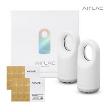 에어락(AirLac) 스타터 킷 2개 스타일러 의류관리기 에어 휴대용 미니 소형 원룸, 워터리 블루비치