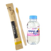포미포유 작은 물 200ml 휴대용 어린이 병원 급식 1번 먹기 좋은 미니 생수, 2박스+포미포유칫솔증정