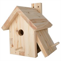 미가데코 편백나무 새집 만들기반제품 목공재료 새편한집 산새 텃새집