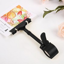 POP집게 17CM 쇼클립 안내 메모 메뉴판 꽂이 전시 매장 가게 배너, 블랙