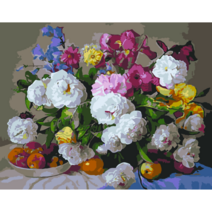 모모픽스페인팅 DIY명화그리기 40x50cm, I26 식탁위의 화병