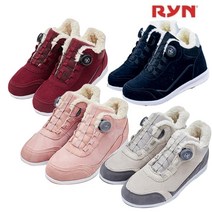 린 경량 소가죽 히트 웜 퍼 방한화 다이얼락 여성 방한화 겨울 방한화