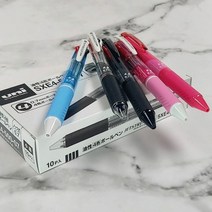 키밍 / 유니 제트스트림 4색 유성볼펜/멀티펜 4C 0.7mm 1다, 핑크