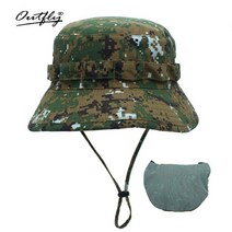서프햇 벙거지 모자 버킷햇 서핑모자 outfly 디지털 위장 육군 모자 야외 캠핑 남자 짧은 챙 모자 도매 썬크림 바이오닉 정글 모자 버킷 모자