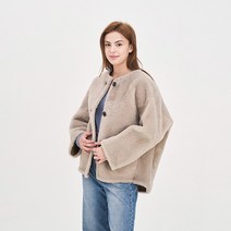 씨티지 라운드 넥 리얼 무스탕 0083