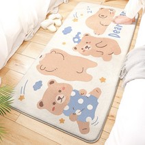 DFMEI 침실 카펫 매트 방 침대 옆 담요