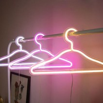 옷방무드등 인테리어조명 LED옷걸이 3종, 화이트 3개