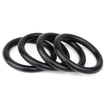 국산차수입차부품 4Pcs 고무 O-링 패스너 키트 퀵 릴리스 링 고강도 전면 범퍼 후면 트렁크/해치 뚜껑에 적합, [01] Black