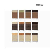 PDS-25 H1800 PVC 45T 우드투톤 사무실파티션 사무실칸막이 가림막 파티션, 망비, 연체리