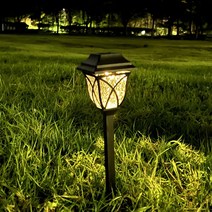 태양열 정원등 4개 바닥 잔디 태양광 인테리어 무드 타원형, 황색빛 4개