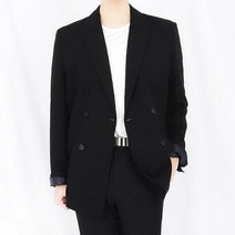 산토그리얼 오버핏 더블 블레이져 마이 가을 자켓