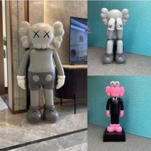 조형물 큰 대형 동물 모형장식 츄트카우스 참깨거리 캐릭터 레드 피규어 유리강 조각상 점포, 43 실버