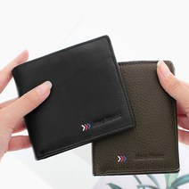 남자 고급 가죽 반지갑 아빠 남친 남편 지갑선물 직장인 중장년 접는지갑 남성용 선물용지갑