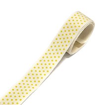 (주)아트인 빅도트 라벨리본(20mm-90cm), 옐로우