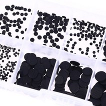 정밀 부품 다양한 크기의 전도성 고무 패드 수리 키트 IR 원격 제어 버튼 500 개, 한개옵션0