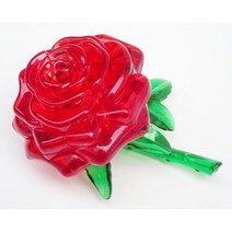 3D 크리스탈 퍼즐 레드로즈(Red Rose)