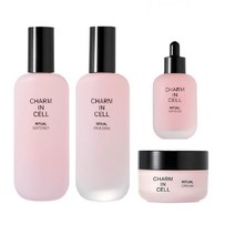참존 참인셀 리추얼 스킨 소프너 110ml+에멀젼 110ml+크림 50ml+앰플 50ml