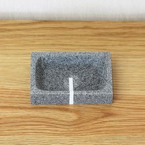 심플 디자인 욕실 디스펜서 칫솔 꽂이 비누 받침대, 1개, 비누받침대 그레이 사각