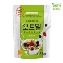 웰리유 바로먹는 퀵오트밀 1.5kg, 1개