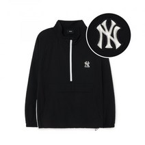 MLB 베이직 미디움 로고 아노락 NY (Black)