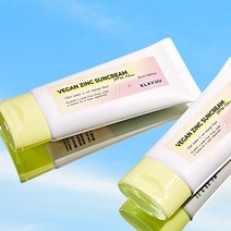 클라뷰 비건 징크 선크림 SPF50+ PA++++, 50ml, 3개