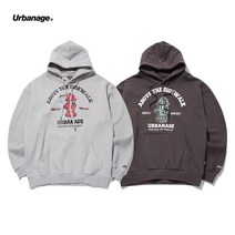 [어반에이지] 파이어 플러그 워크 후드티