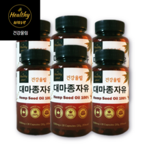 건강울림 대마종자유 햄프씨드 오일 30g, 30정, 6개