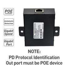 POE 확장기 기가비트 IEEE 802.3af 범위용 IP 카메라용 표준 입력출력 100 Mbps 101001000Mbps 확장
