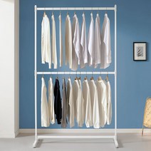 키모 스틸 2단 행거 1200, 화이트