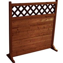 (주)이안랜드 럭셔리 원목 반 격자 파티션, 밤나무