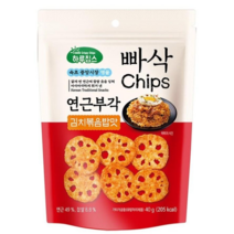 하루칩스 연근부각 김치볶음밥맛 빠삭 Chips 칩스, 1개, 40g
