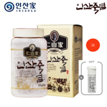 (주)인산가 정품 9회 인산죽염 500g 고체+홍삼초코크런치(49g) 또는 9회죽염고체담은 휴대용기(4개) 사은품, 3박스