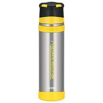 THERMOS 보온보냉병 스테인레스보틀 900ml FFX-901 (매트 레드 (MTRD)), A 클리어 스테인리스(CS)