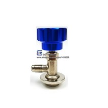 에어컨 냉매 가스 충전기 자동차 M12 1/4 'SAE R12 R22 R600a와 냉매 수 탭 분배 밸브, 한개옵션0