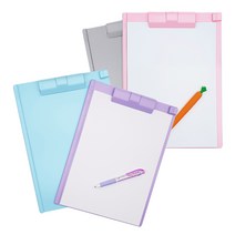 [문구조아] 카파맥스 A4 클립보드 사무정리 235x320mm 핑크, 4개