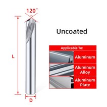 드릴 코너 척 비트 드라이버 타이처 카바이드 스폿 60 90 120 도 CNC 드릴링 가이드 도구 위치 센터 라우터 금속 챔퍼 엔드 밀 자동차 공구 기기 강력한 성능, [14] D20x100L, [05] Coating 120 Degree