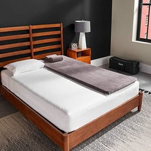 Tempur-Pedic 세트 - 여행용 사이즈 TEMPUR-목 베개 매트리스 오버레이 및 캐리 백 포함 회색, 1개