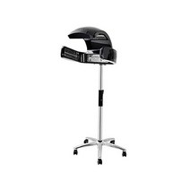 스탠드 업 뷰티 히터 컬러 프로세서 적외선 헤어 드라이어 조정 가능한 온도 파마 컬러 히터, 작은_검은색