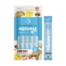 메타멍스 강아지 기능성 건강 츄르 5P, 50개, 닭고기+치즈+버섯+감자