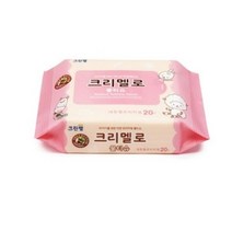 크리멜로 프리미엄 물티슈 휴대형 20매, 1개