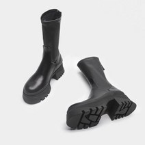 ZARA 자라 트랙솔 플랫폼 가죽 삭스 마틴 앵클 부츠