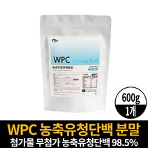 미국산 웨이 프로틴 WPC 농축유청단백질 분말 가루 더블유피시 떠블유피시 단백질보충제 헬스 전 후 마시는 담백질 파우더 쉐이크 남성 여성, 1개, 600g